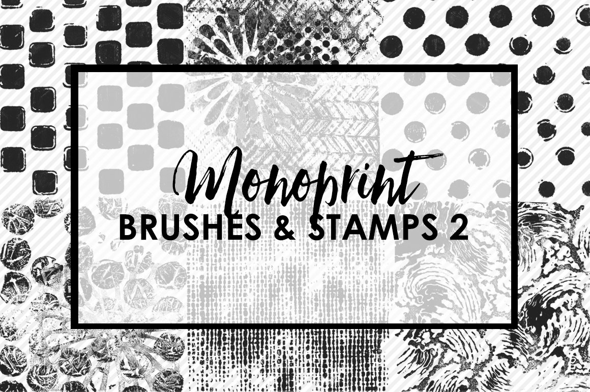 Monoprint Texture Brushes & Masks 2cover image.