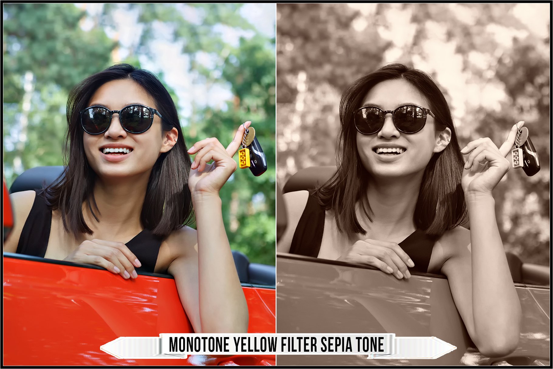 monotone yellow filter sepia tone 463