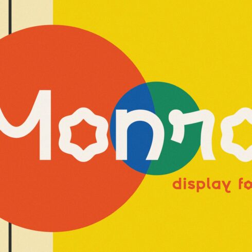 Monro - Quirky Display Typeface cover image.