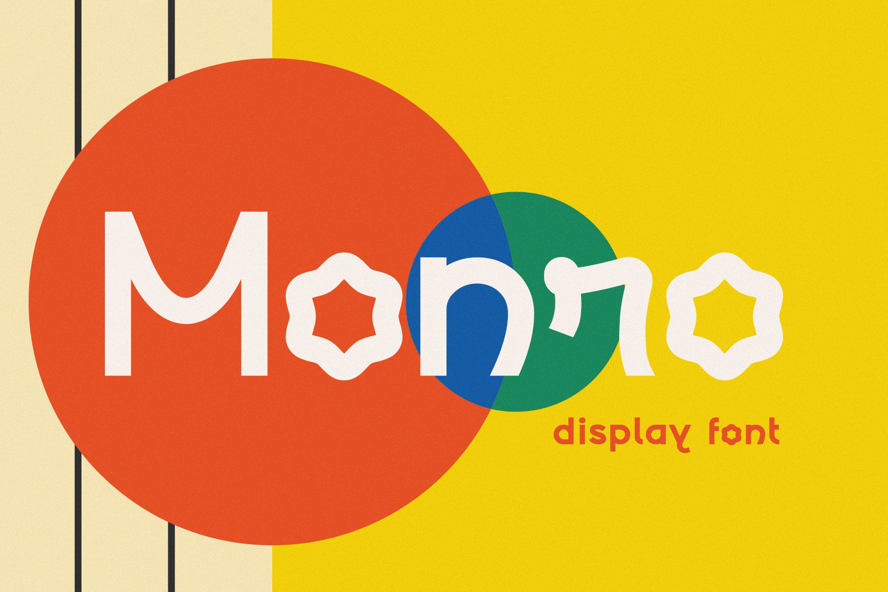 Monro - Quirky Display Typeface cover image.