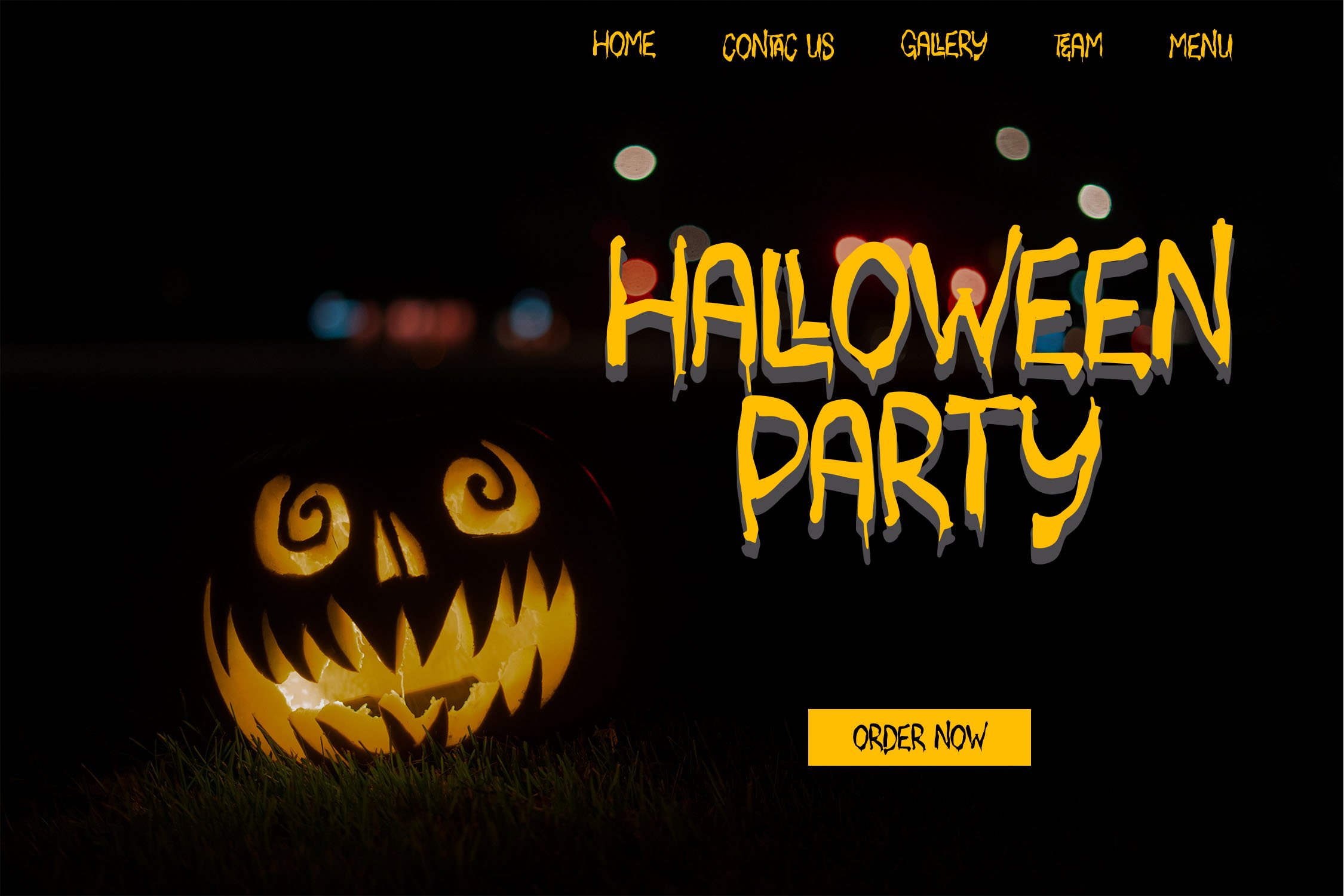 MONSTERIA - Halloween Font preview image.