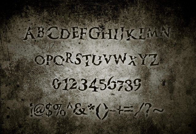 monsters font preview3 110