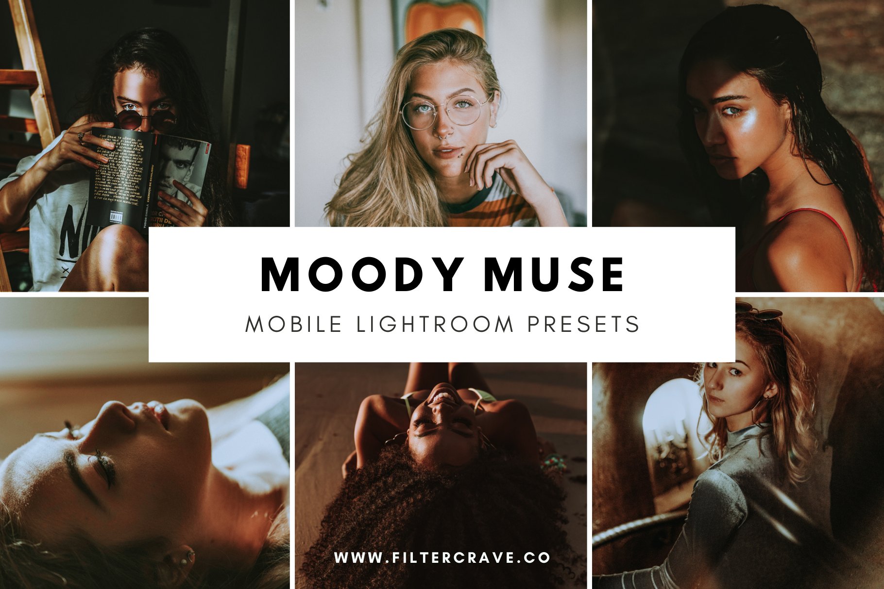 Moody Muse Mobile Lightroom Presetscover image.