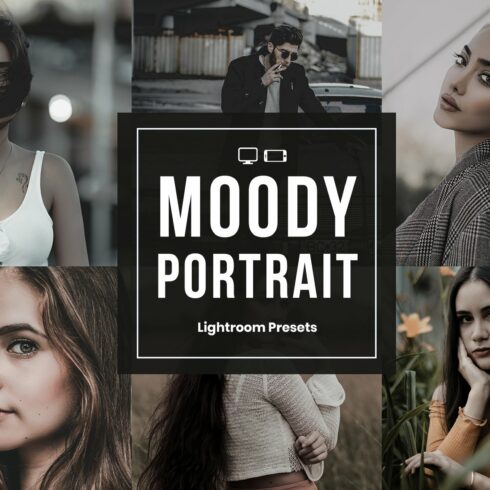 Moody Lightroom Presets For Portraitcover image.