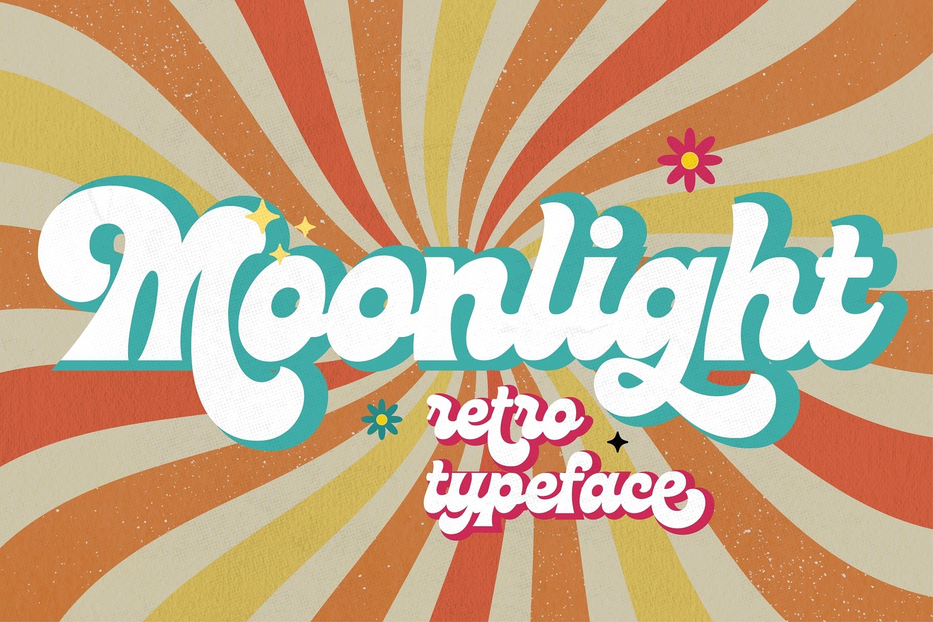 Moonlight - Groovy Disco Typefacecover image.