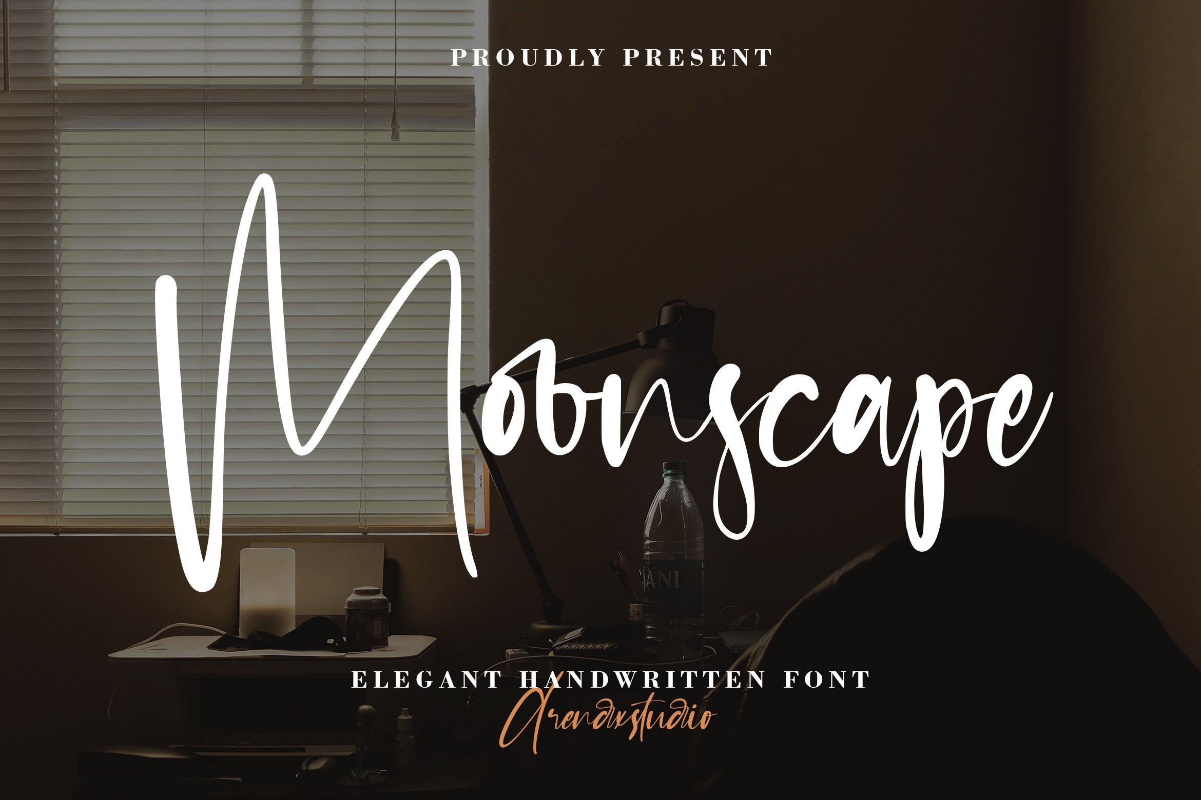 Moonscape - Elegant Handwritten Font cover image.