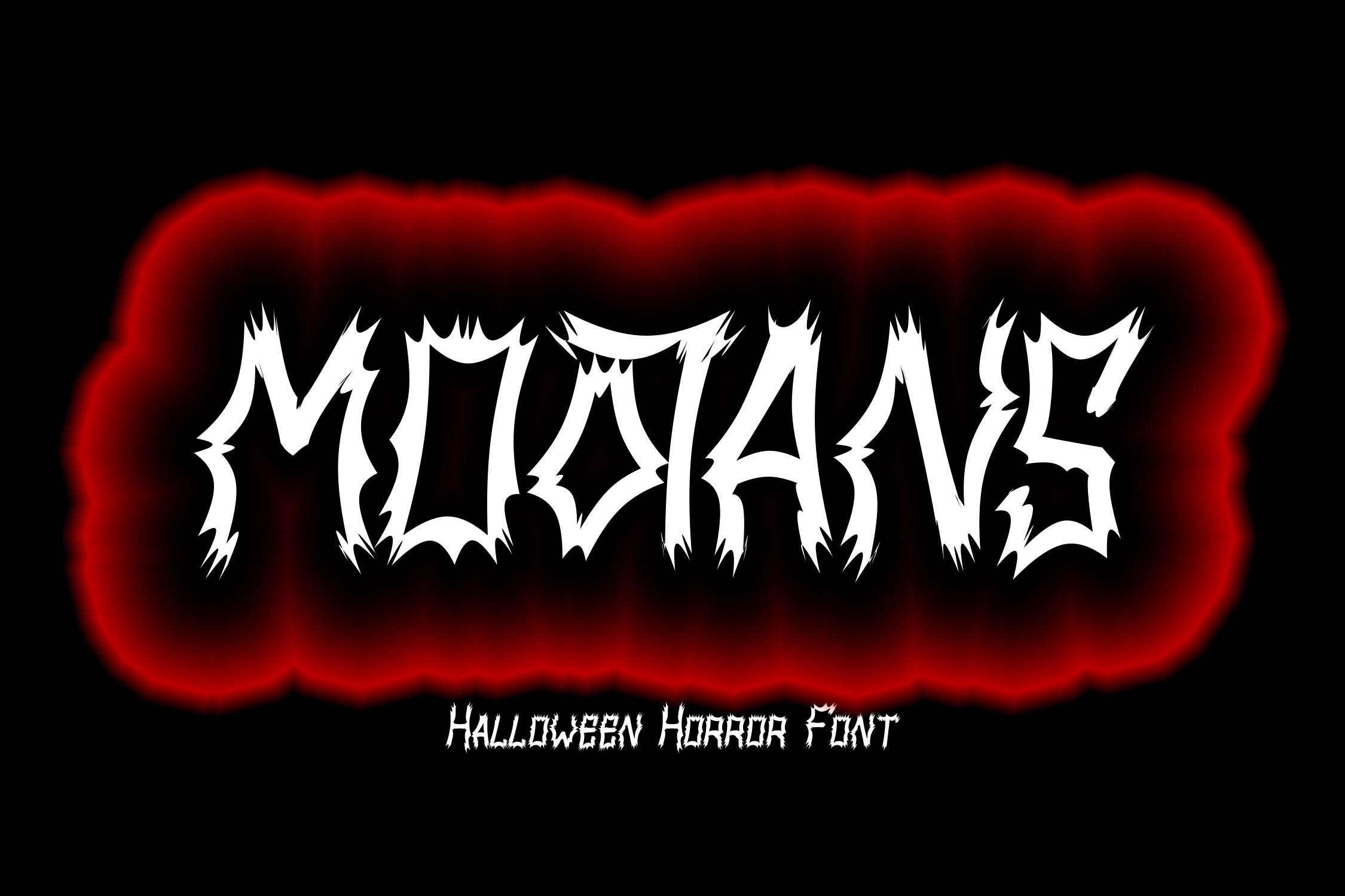 MOOTANS - Halloween Font cover image.