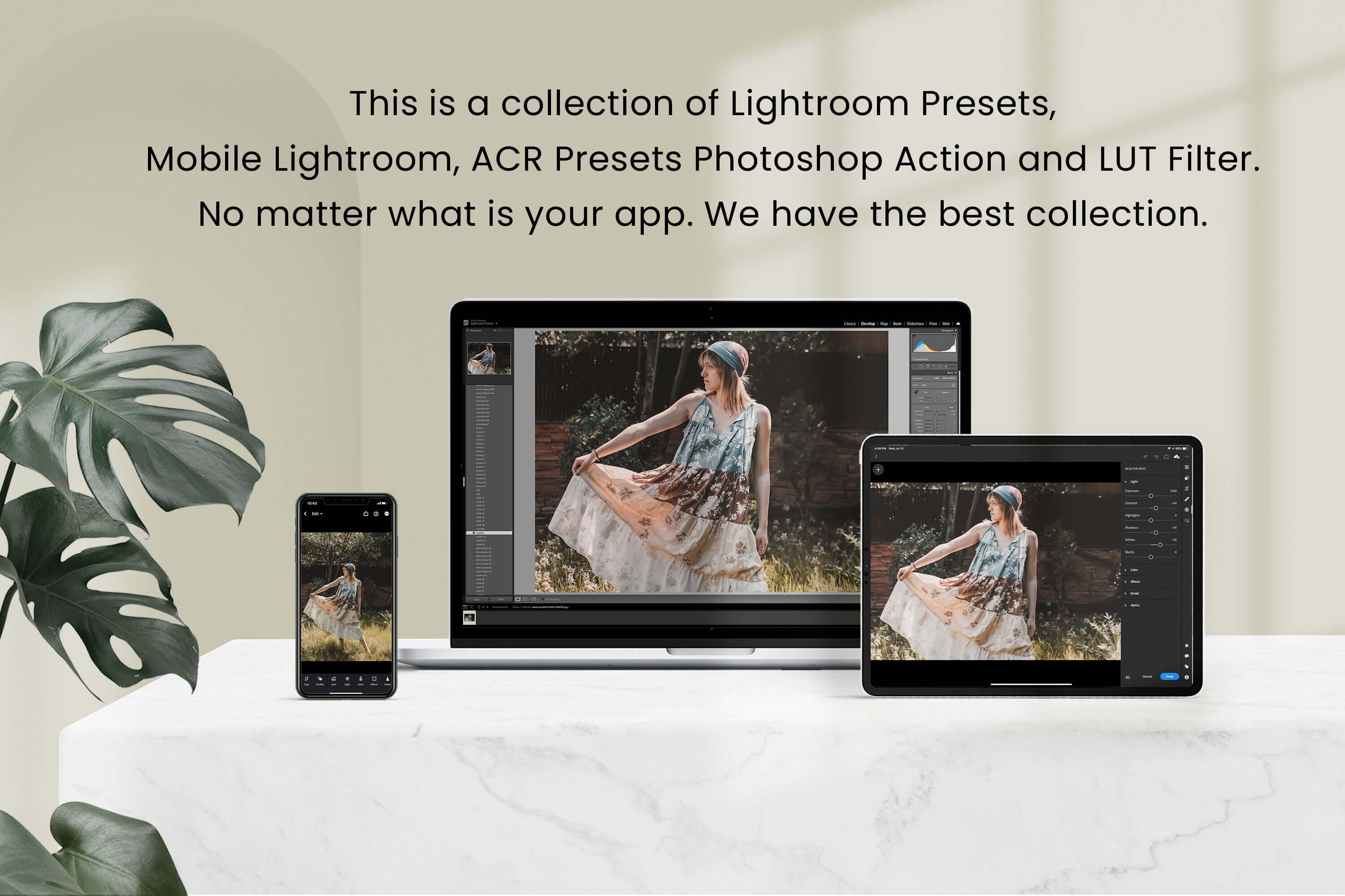 Mori Kei Lightroom Presets Desktoppreview image.