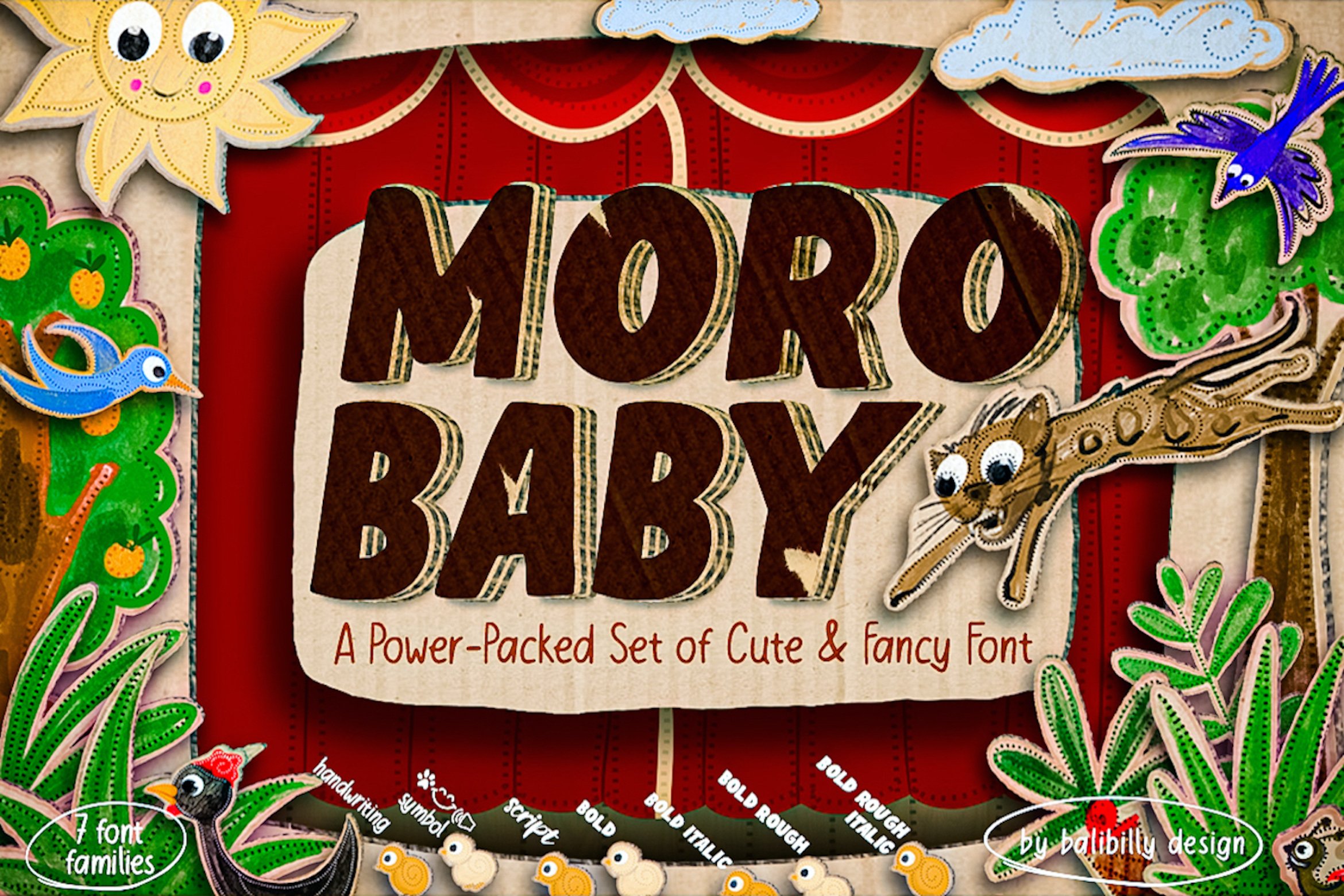 Moro Baby | Cute & Fancy Font cover image.