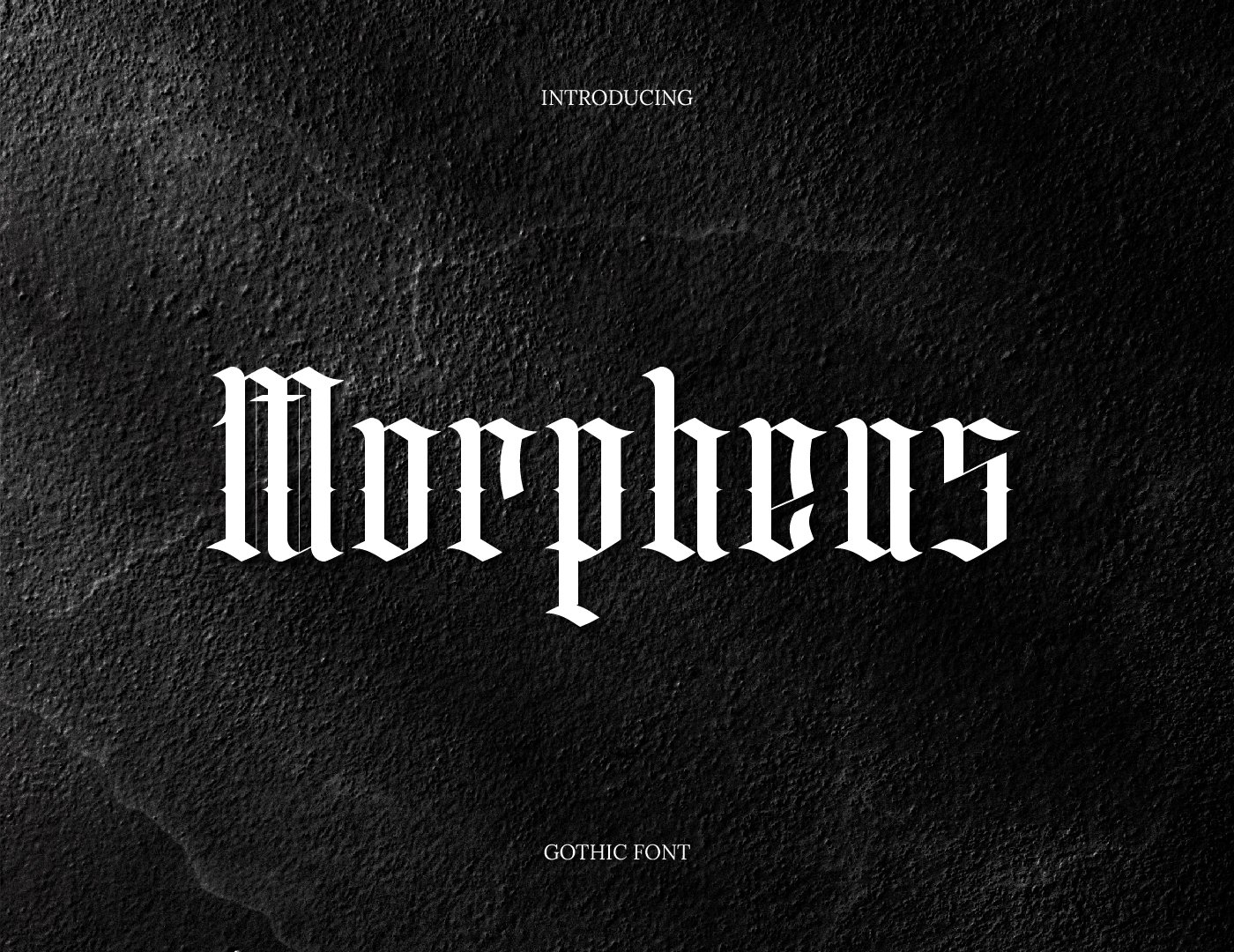 Morpheus Blackletter Typeface cover image.