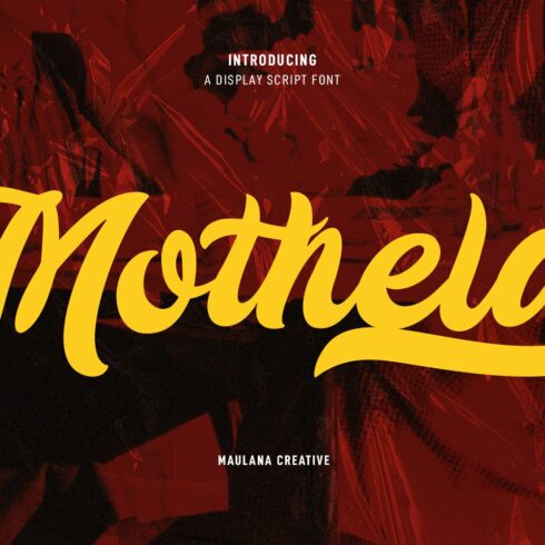 Mothela Display Script cover image.