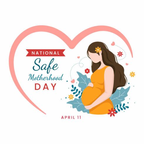 12 National Safe Motherhood Day Illustration cover image.