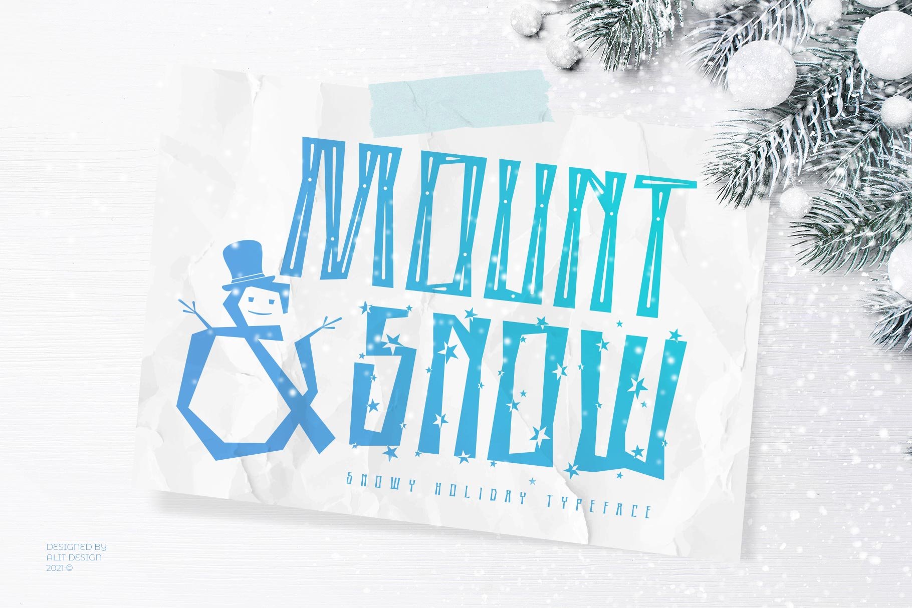 Mount and Snow Typeface cover image.