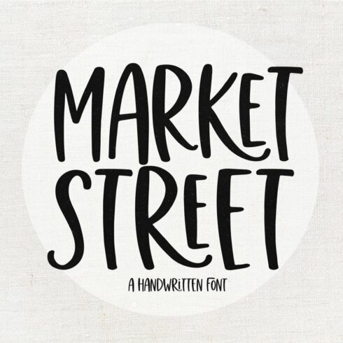 Market Street | Fun Handwritten Font cover image.