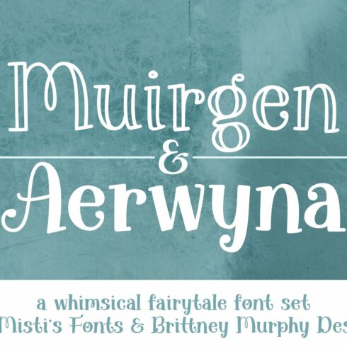 Muirgen & Aerwyna Font Duo cover image.