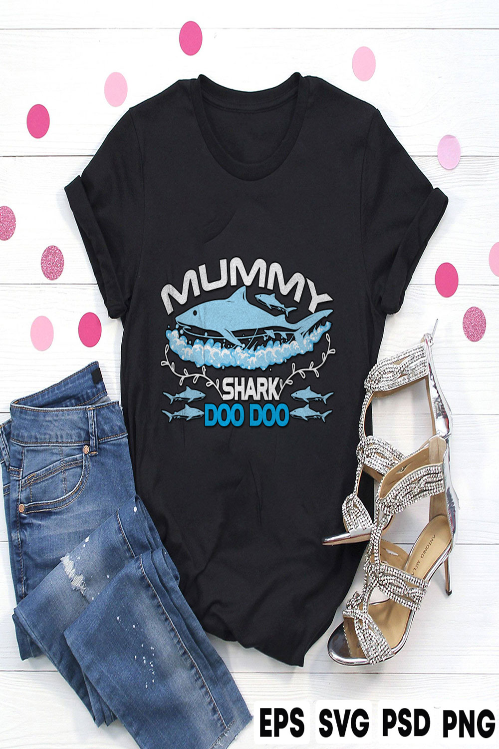 mummy Shark doo pinterest preview image.