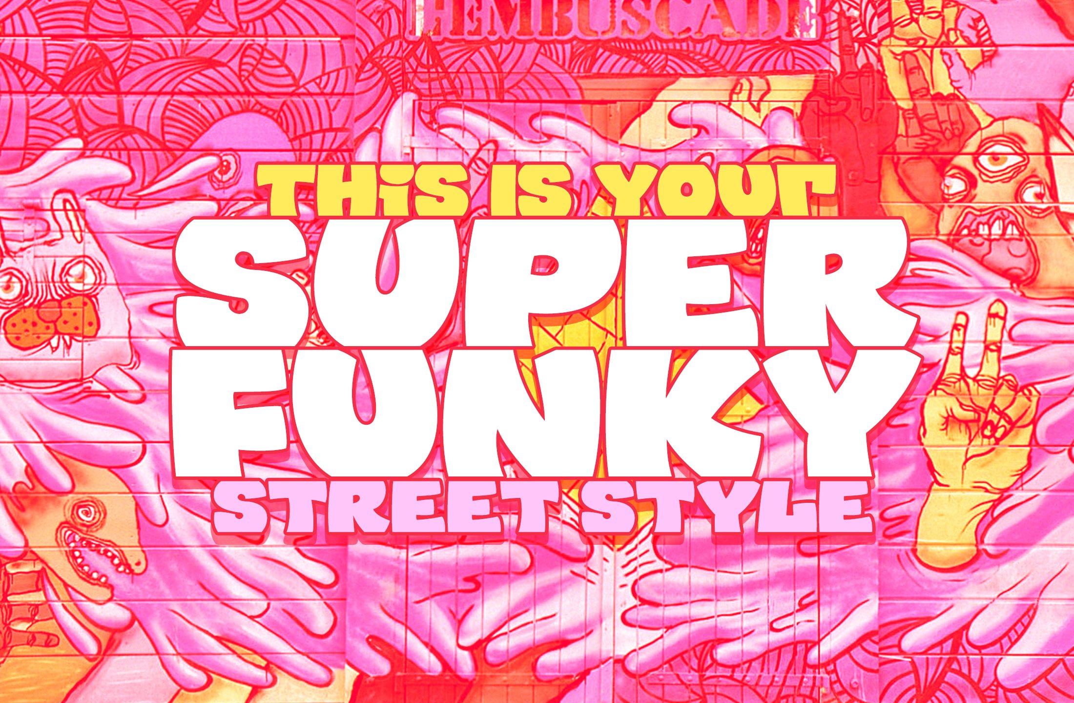 Murality – 5 Cool Graffiti Typefaces preview image.