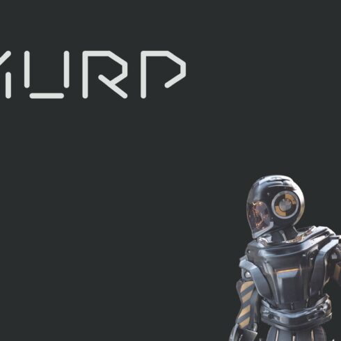 Murp Futuristic Cyber Font cover image.