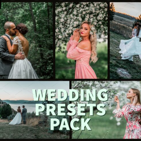 WEDDING Lightroom presets for couplecover image.