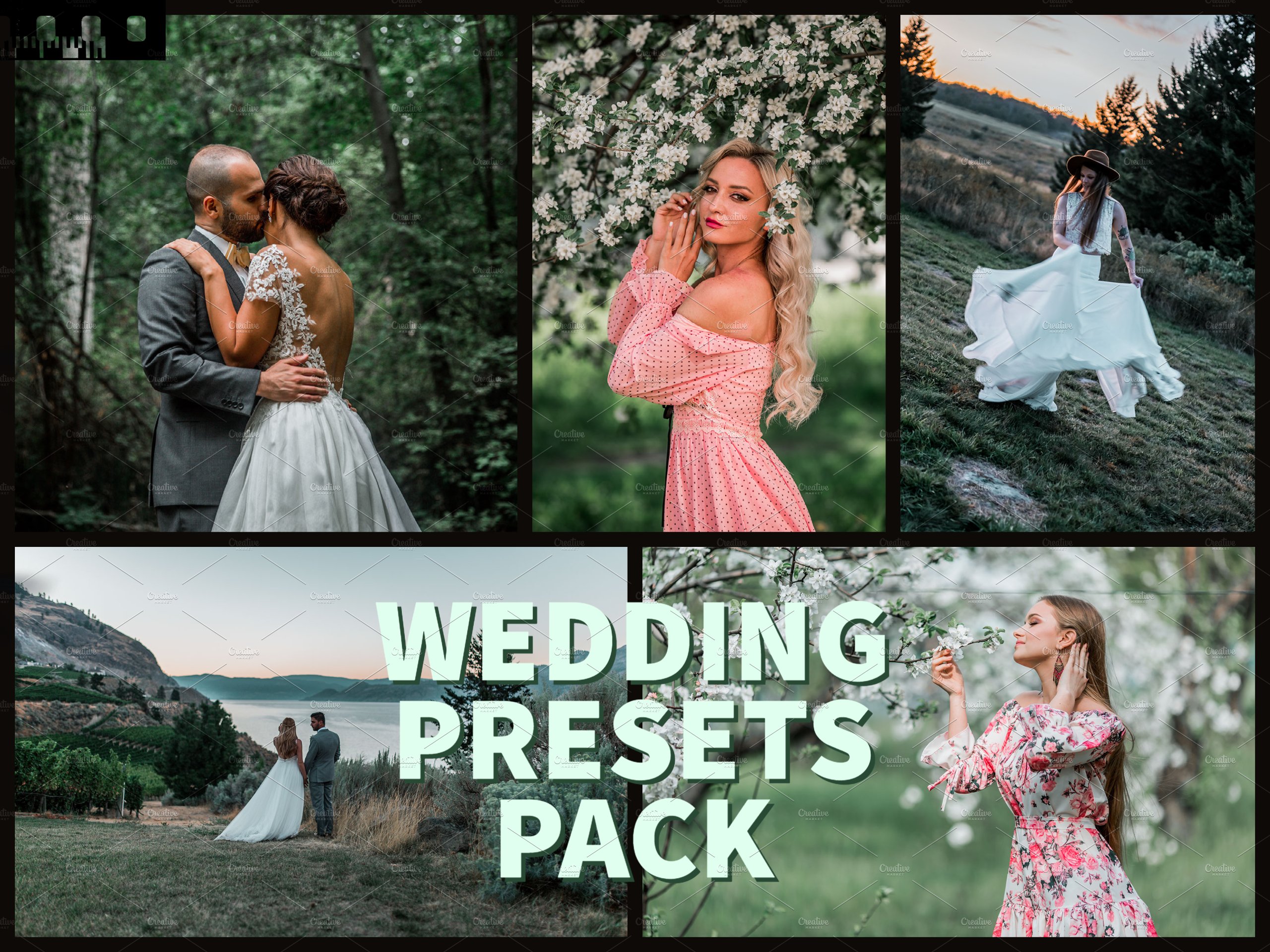WEDDING Lightroom presets for couplecover image.