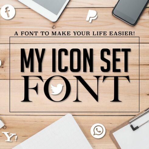 My Icon Set Font cover image.