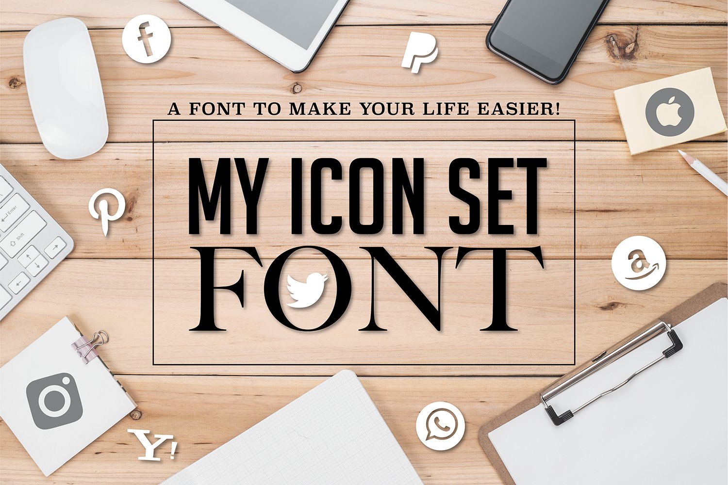 My Icon Set Font cover image.