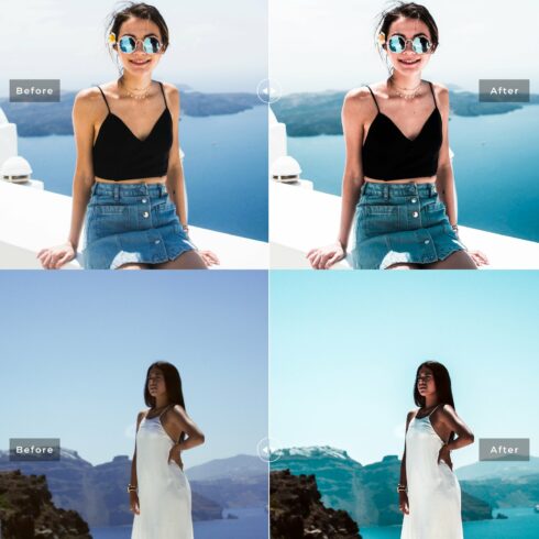 Mykonos Lightroom Presets Packcover image.