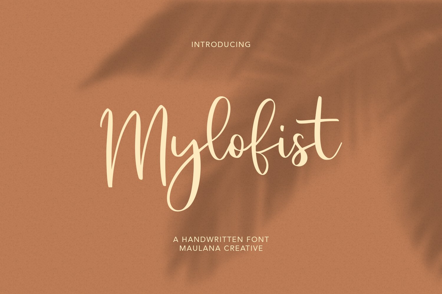 Mylofist Handwritten Script Font cover image.