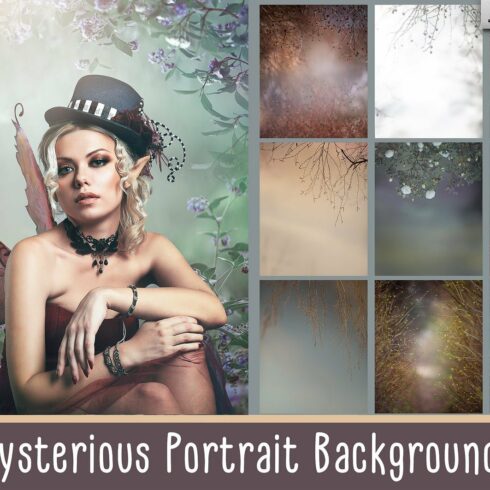 Mysterious Portrait Backgroundscover image.