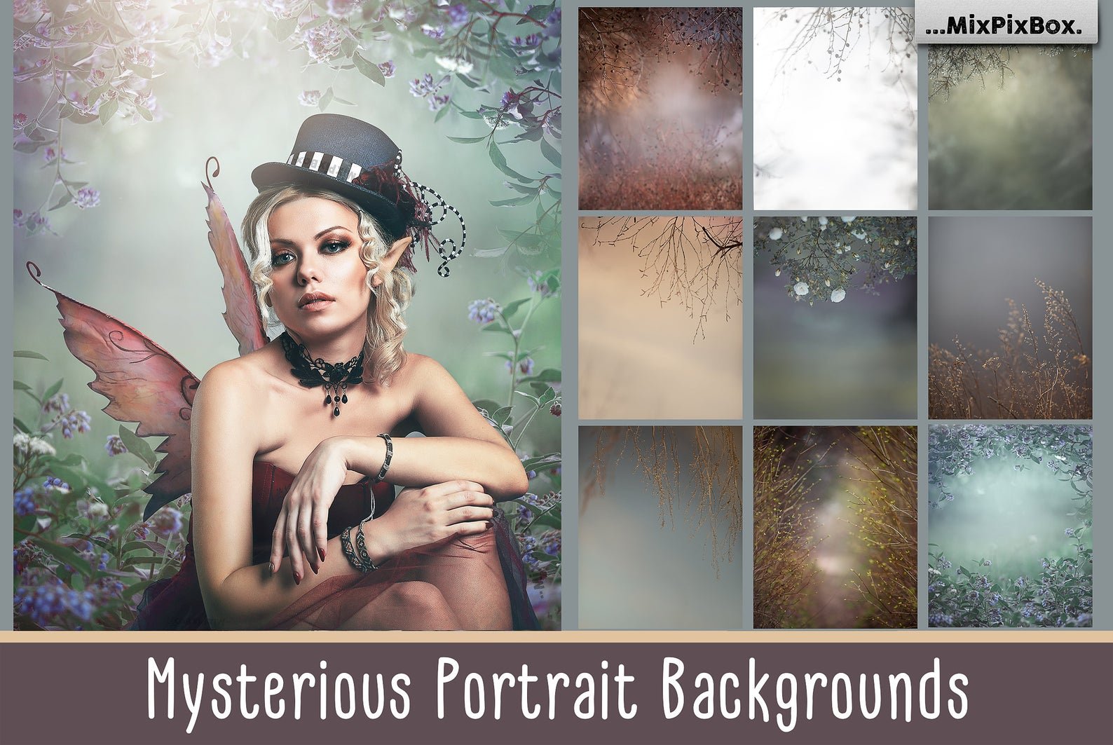 Mysterious Portrait Backgroundscover image.