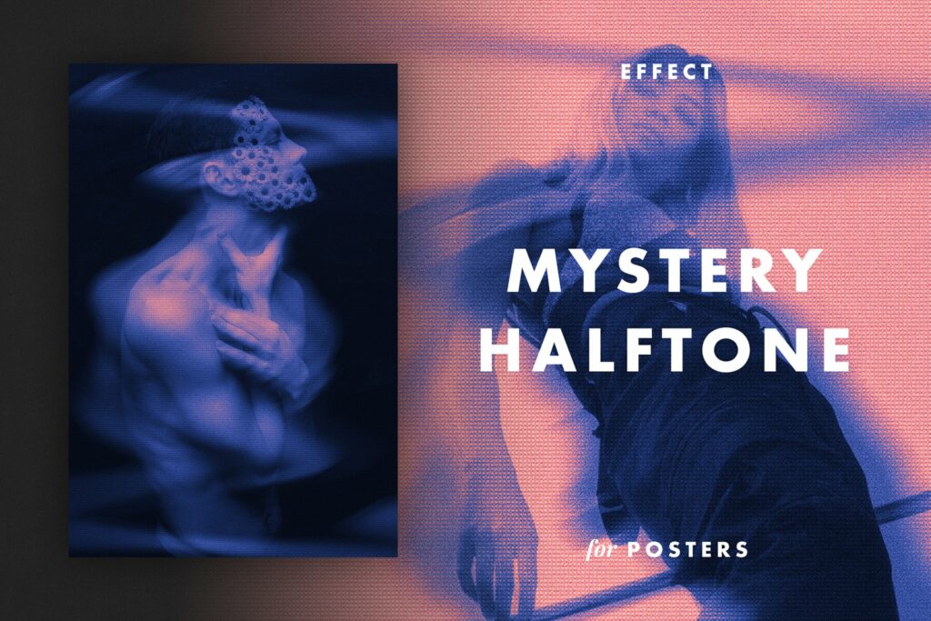 Mystery Halftone Effect for Posters – MasterBundles