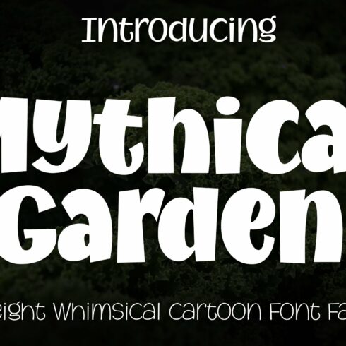 Mythical Garden Font Family cover image.