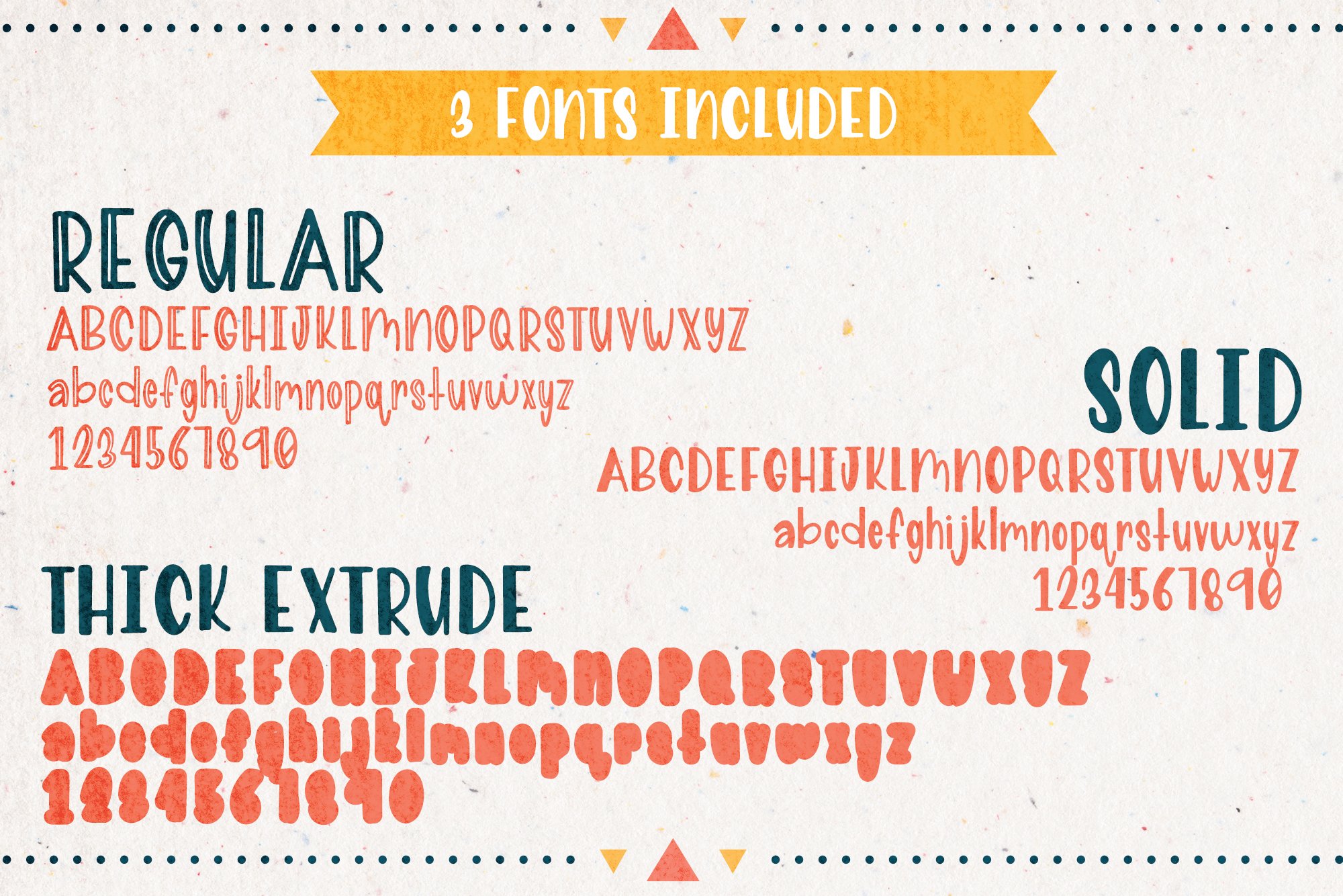 Nacho Type - Stackable Font Family preview image.