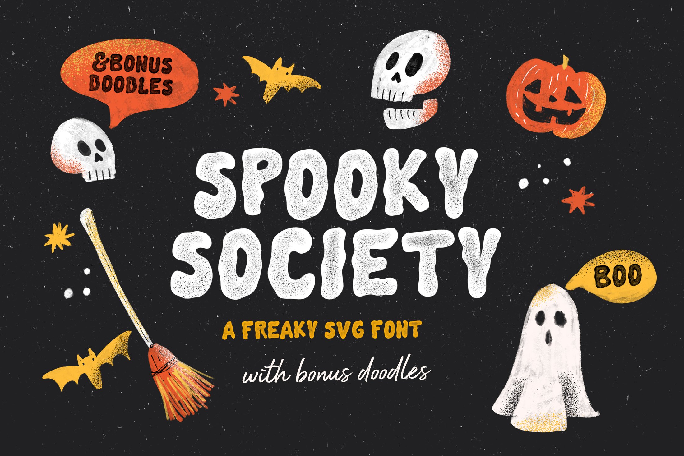 Spooky Society SVG Font cover image.