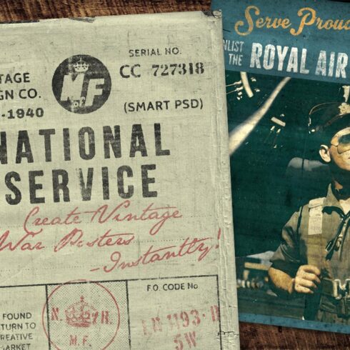 National Service - War Posters Kitcover image.