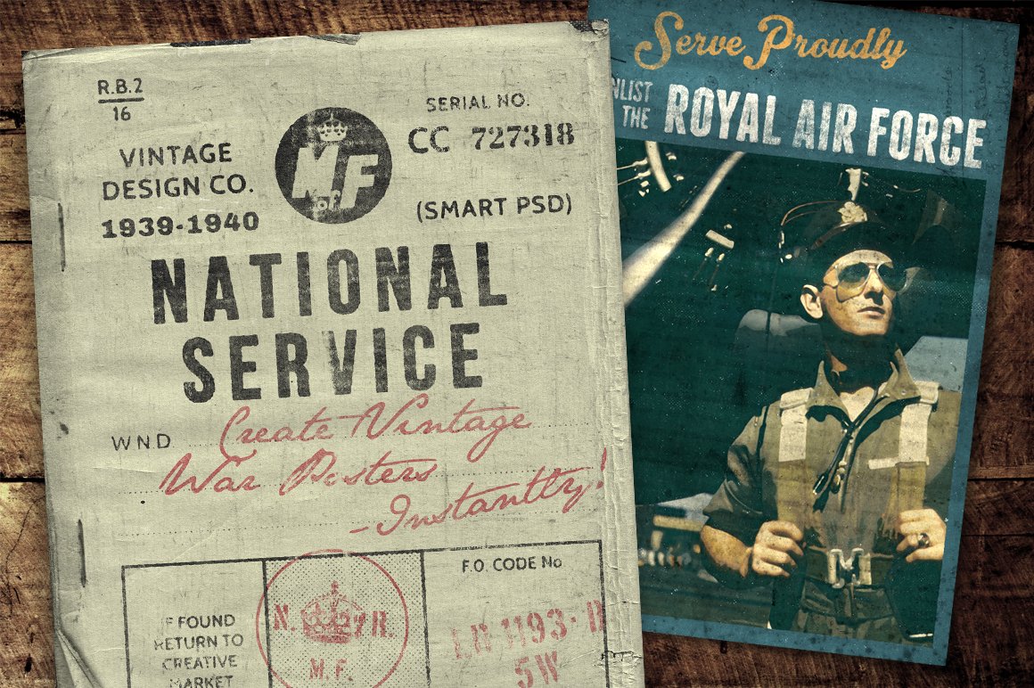 National Service - War Posters Kitcover image.