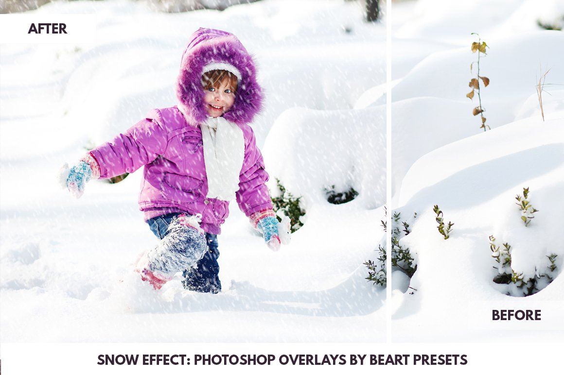 natural snow effect photoshop overlays 637