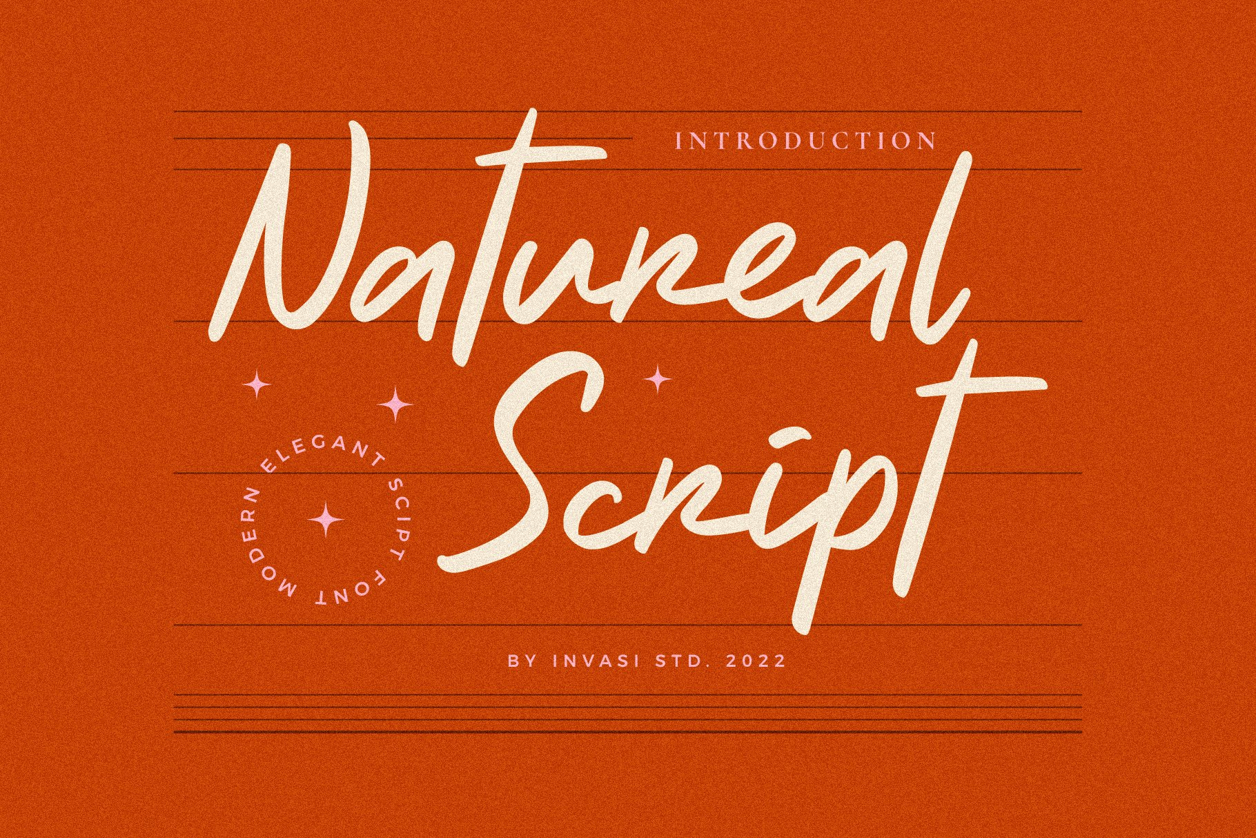 Natureal Script - Elegant Font cover image.