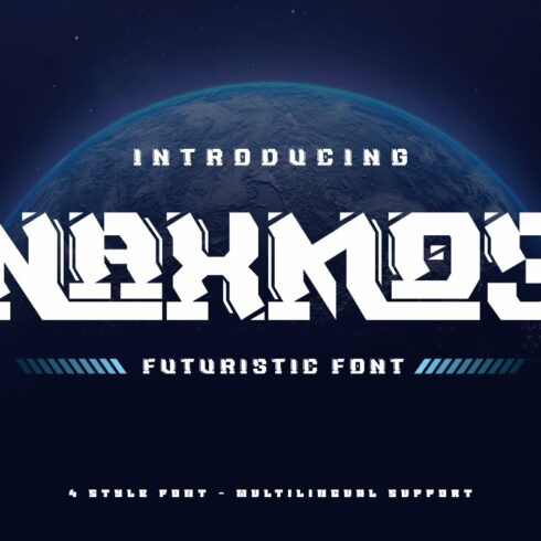 NAXMOS | Futuristic Font cover image.
