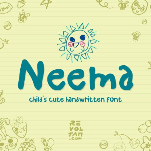 NEEMA - Child's Cute Handwritten cover image.