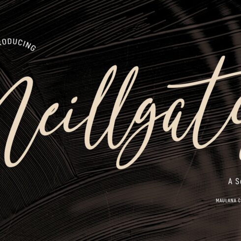 Neillgates Script Font cover image.