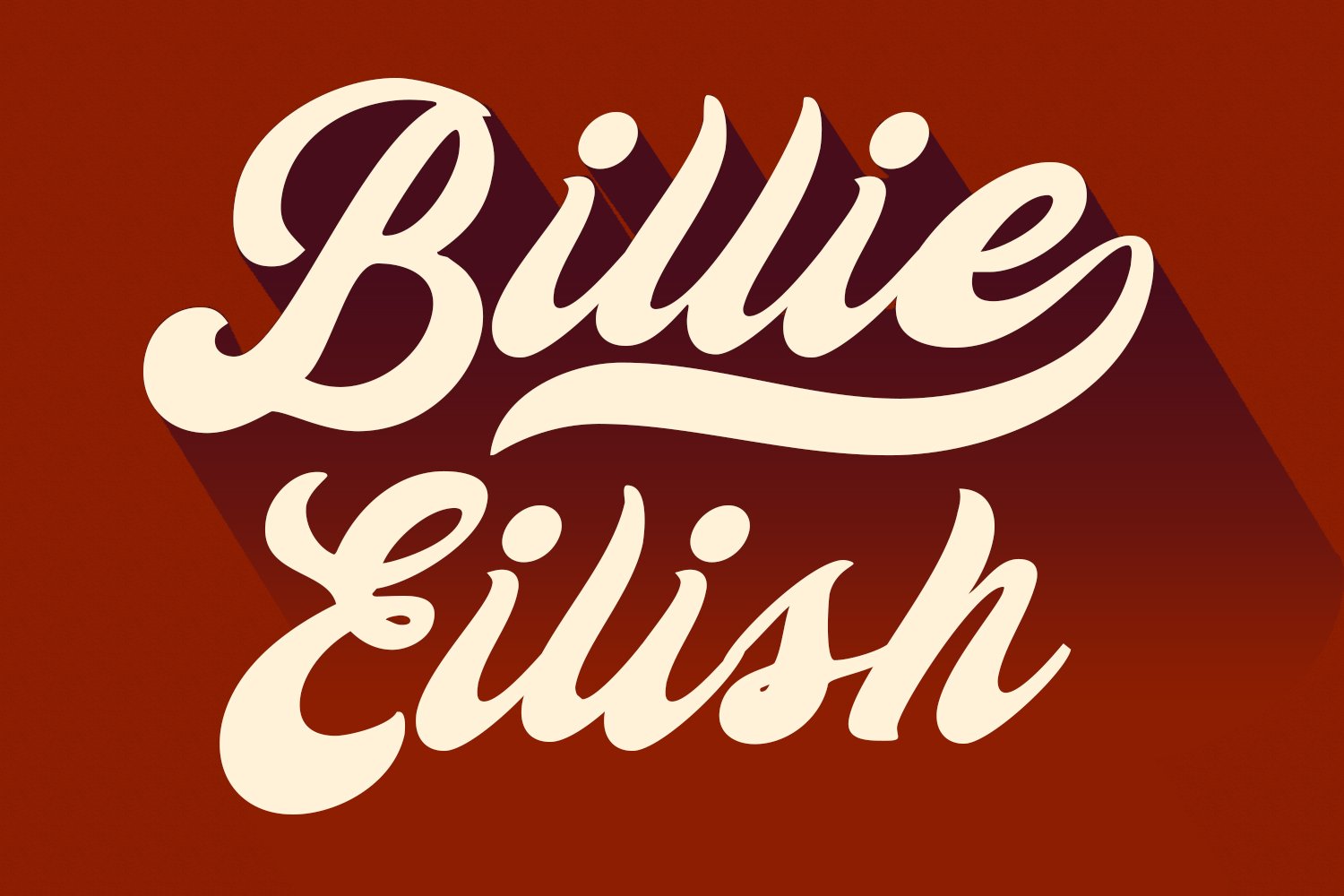 Neillo Retro Script Font preview image.