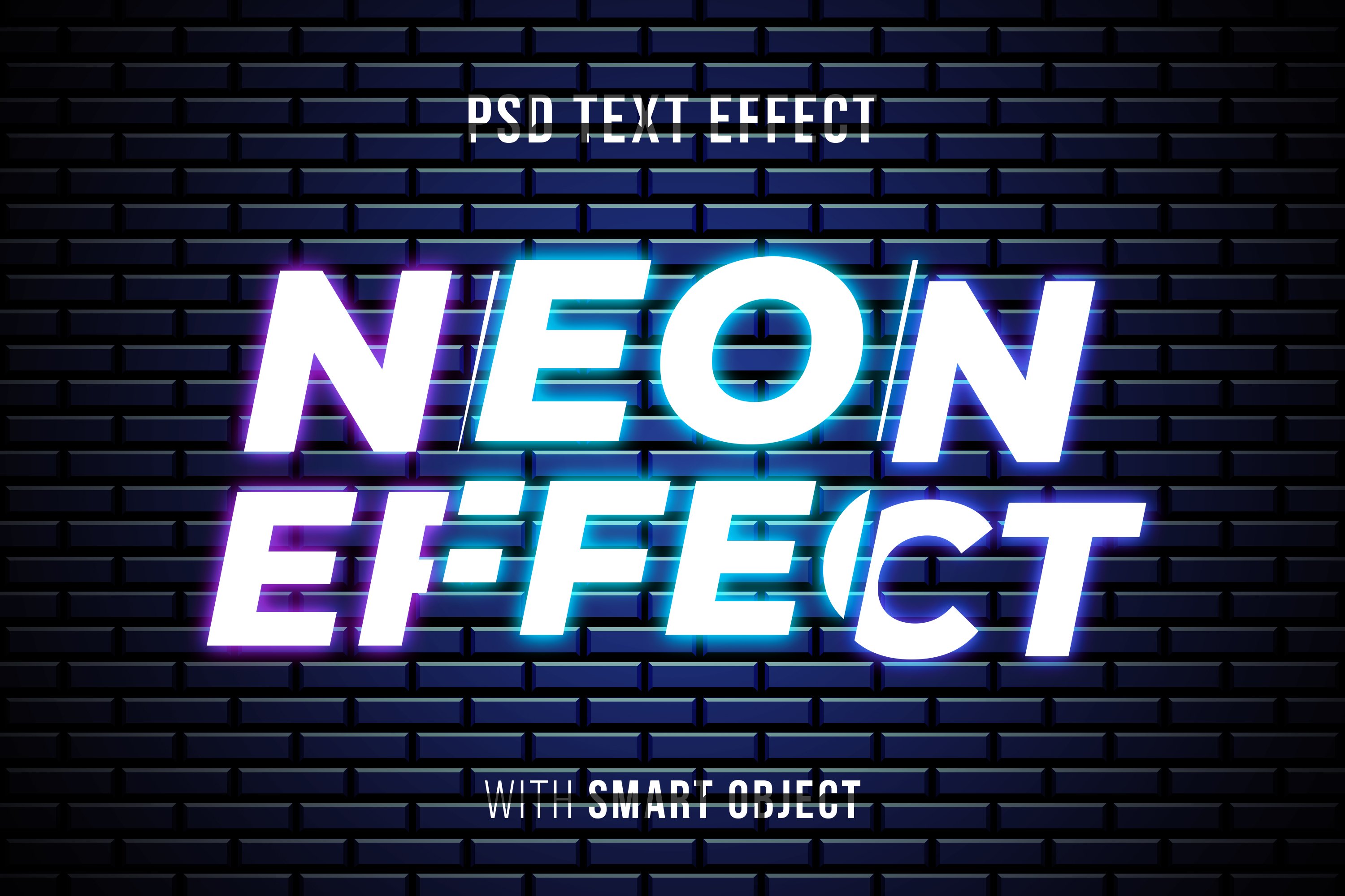 neon light editable text effectcover image.