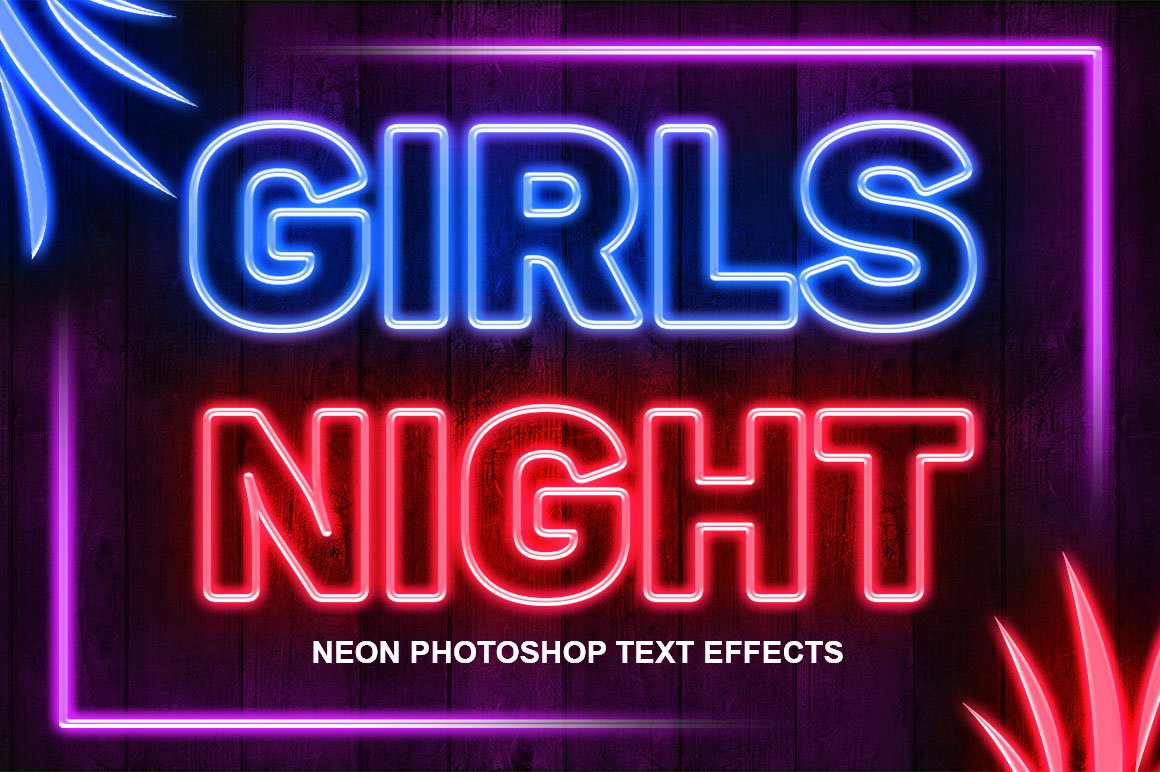 Neon Photoshop Actioncover image.