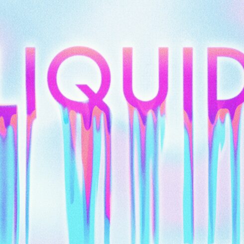 Neon Liquid Text Effectcover image.