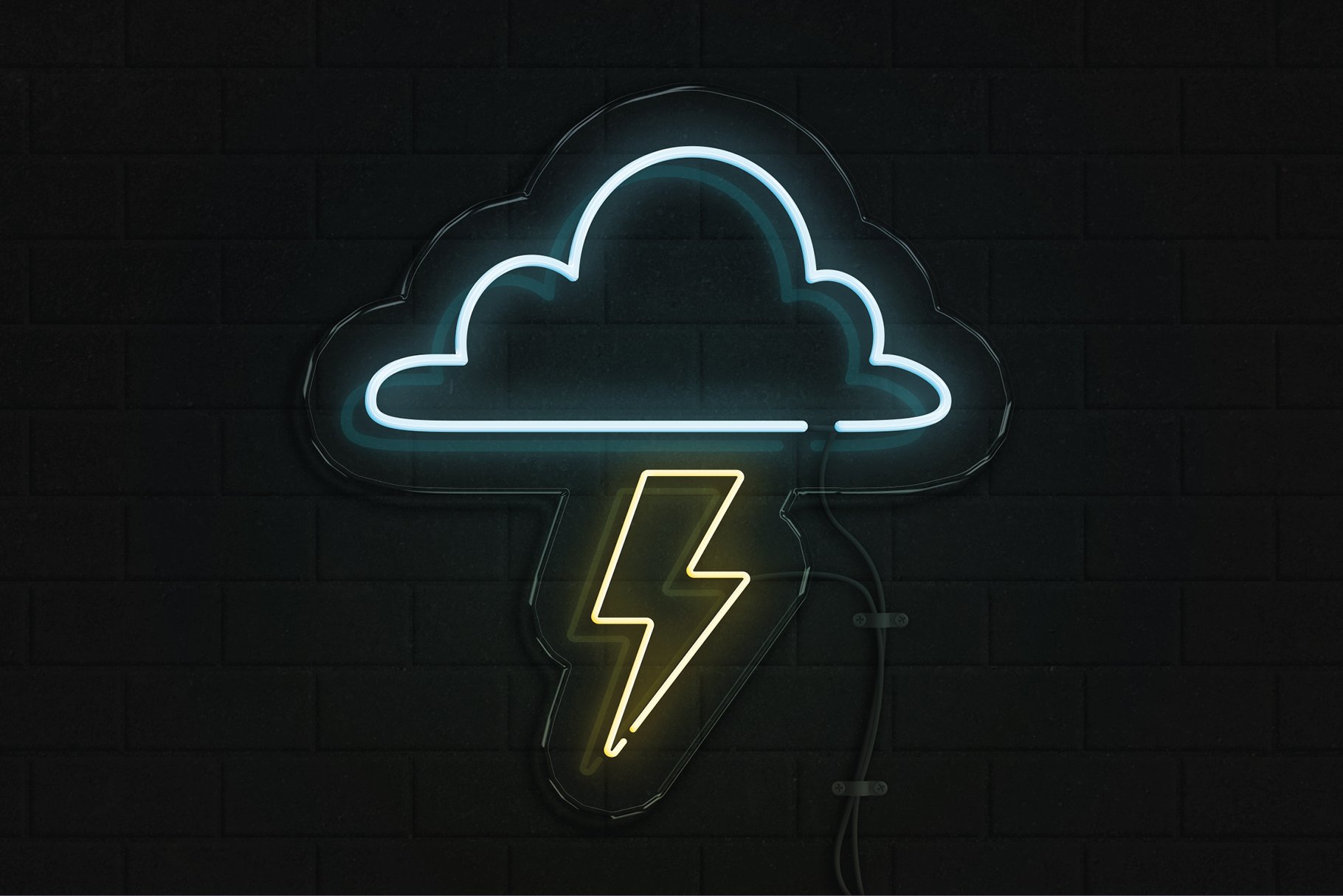 neon martini fonts effects display cloud 72