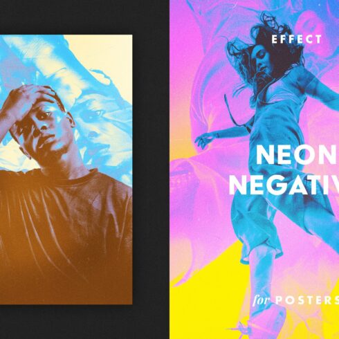 neon negative effect for posters 01 466