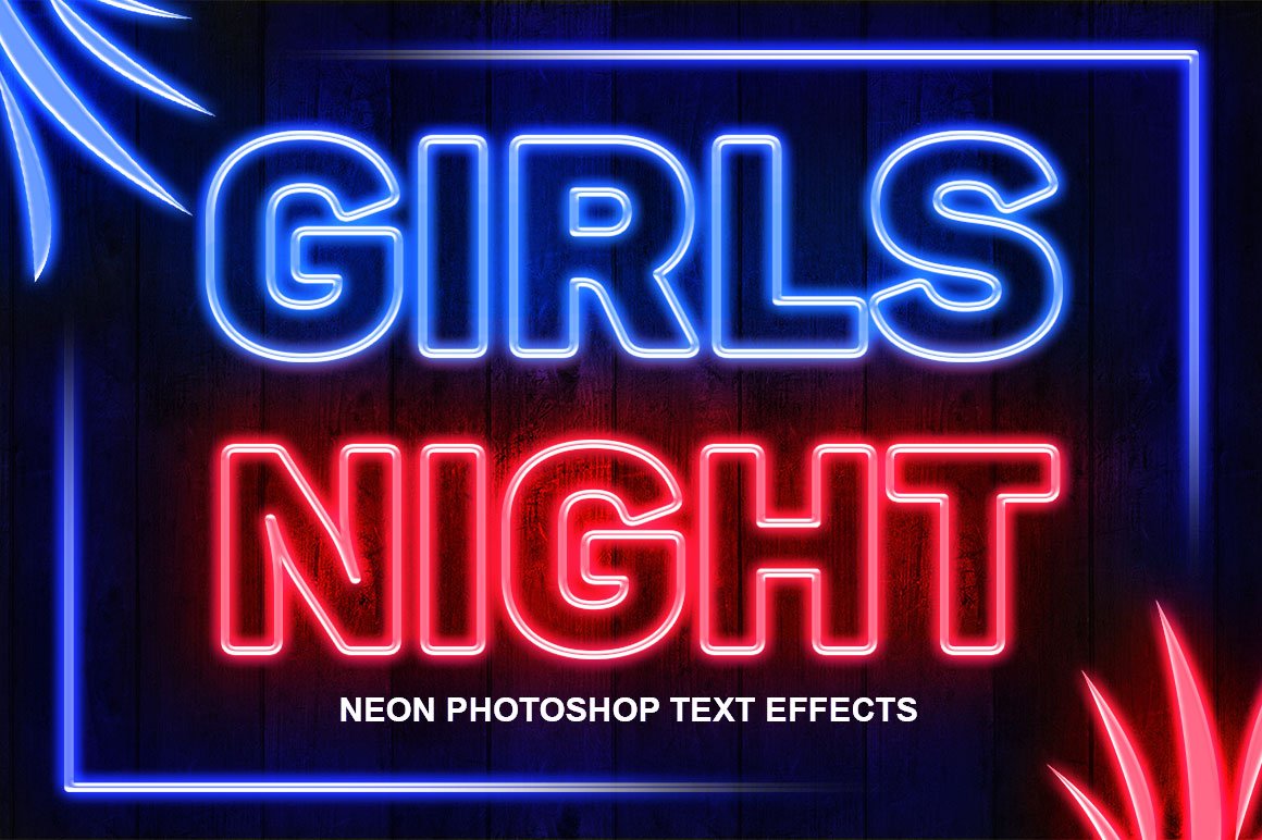 neon photoshop text effect 216
