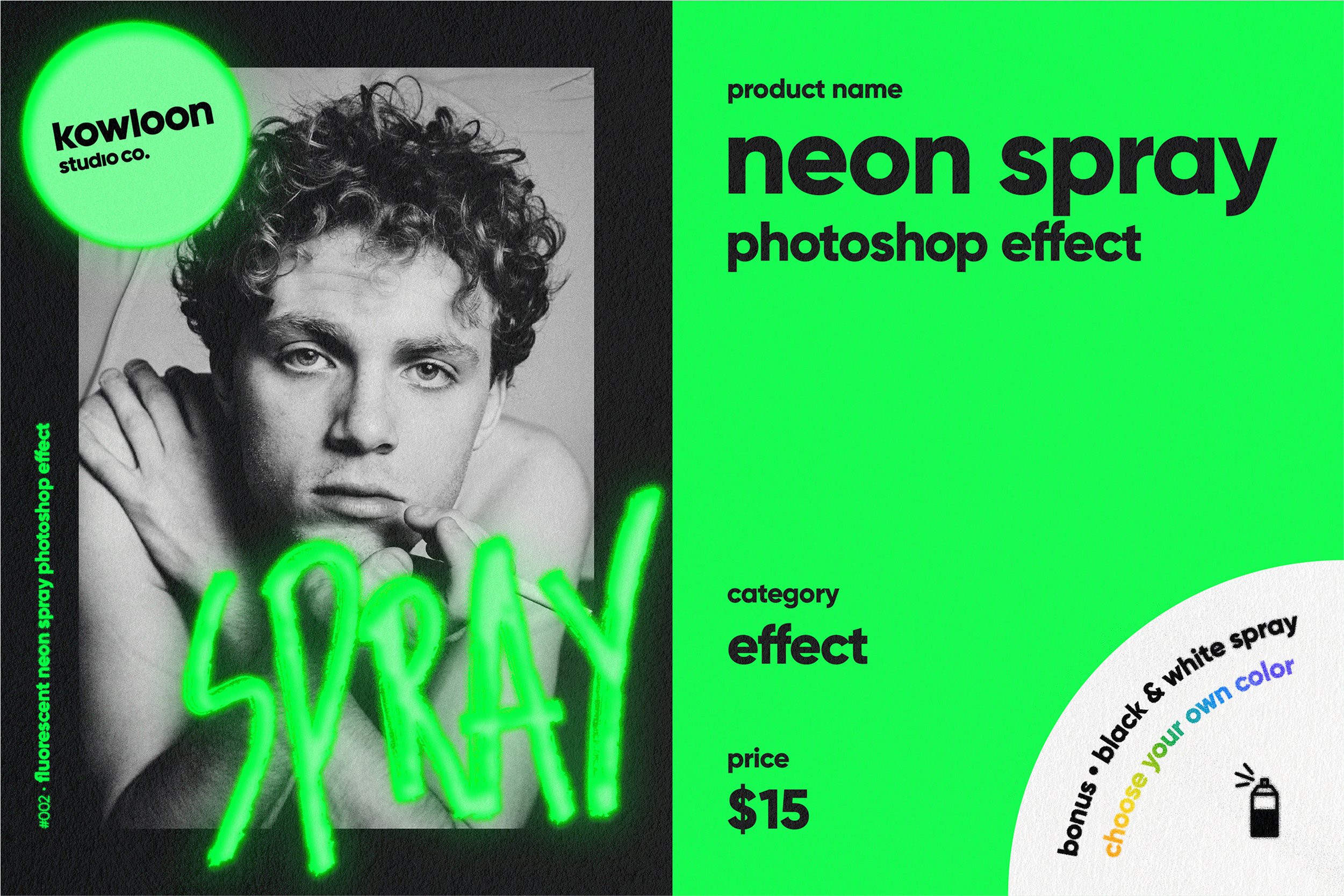 Freebie Included - Neon Spray Effect – MasterBundles