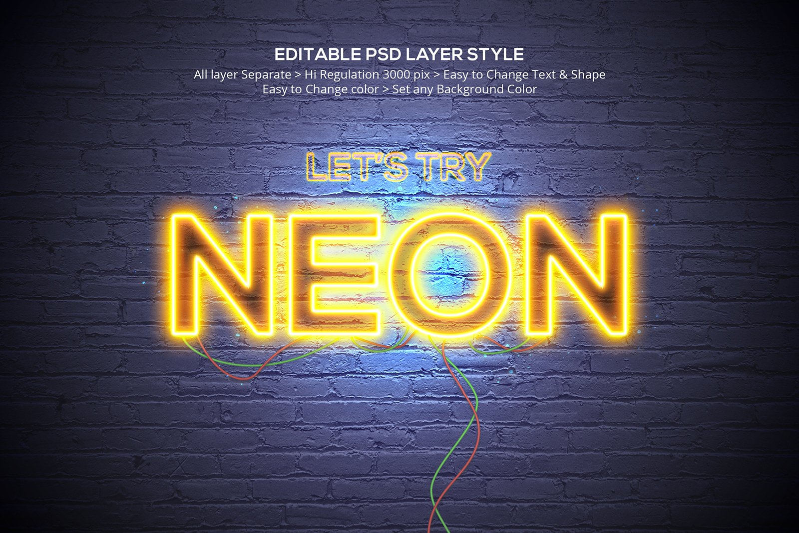 Freebie Included - Neon Spray Effect – MasterBundles